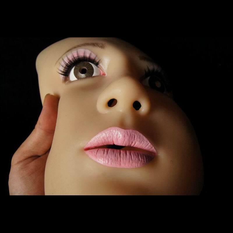 1 silicone mask female silica gel mask high simulation party Halloween mask BLV 