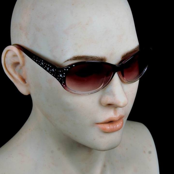 Young women mask Ultra realistic female silicone facial mask QNV1