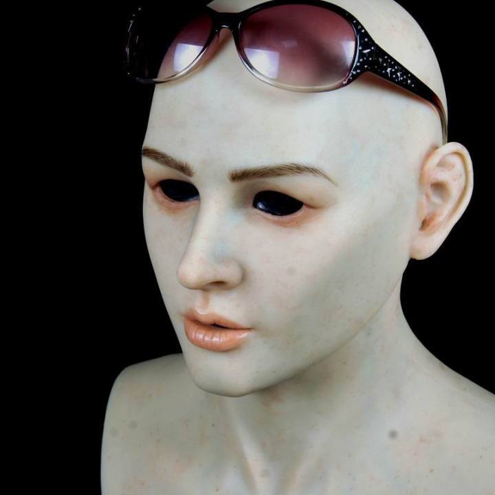 Young Women Mask Ultra Realistic Female Silicone Facial Mask Qnv 1 