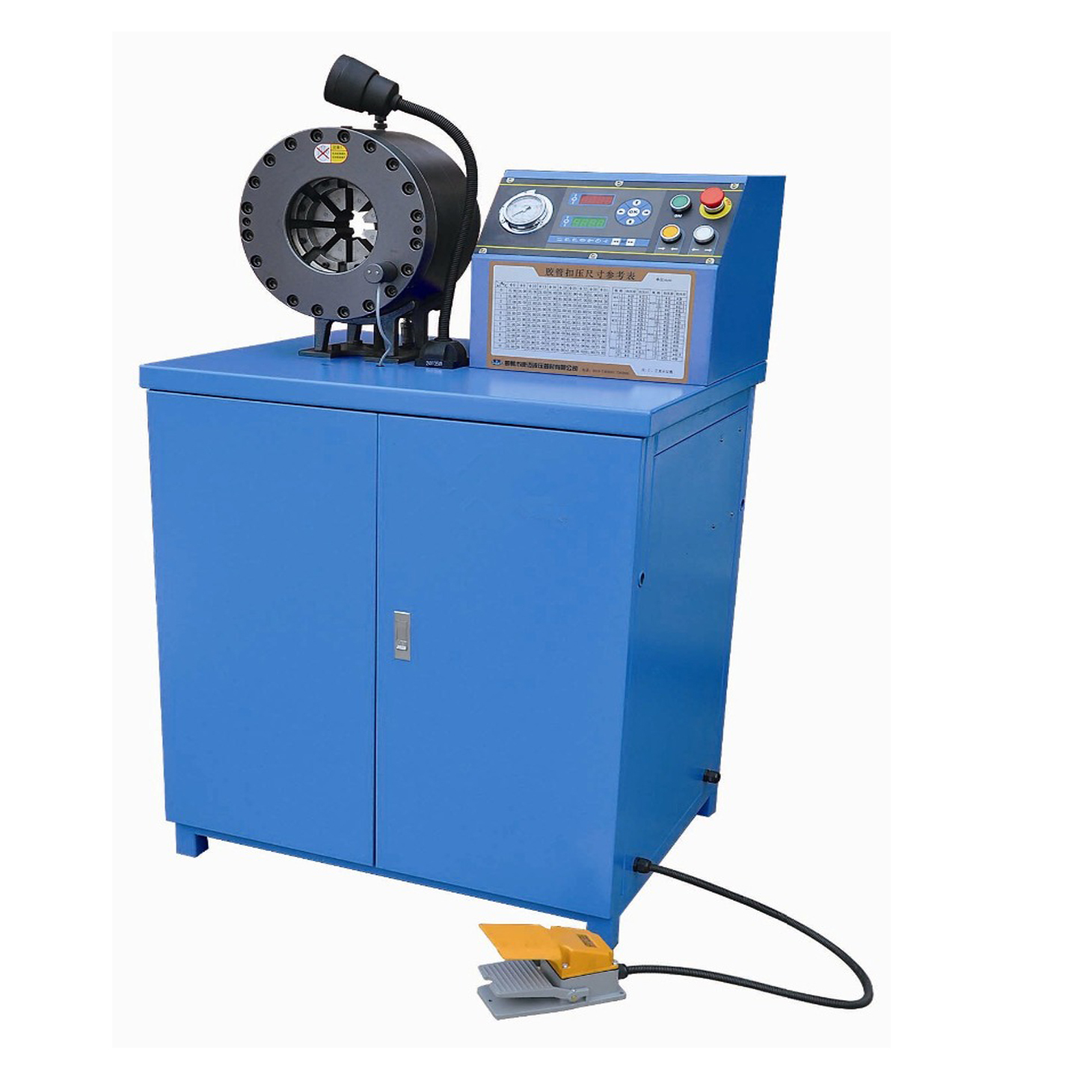hydraulic hose crimping machine standard with 10 sets Dies
