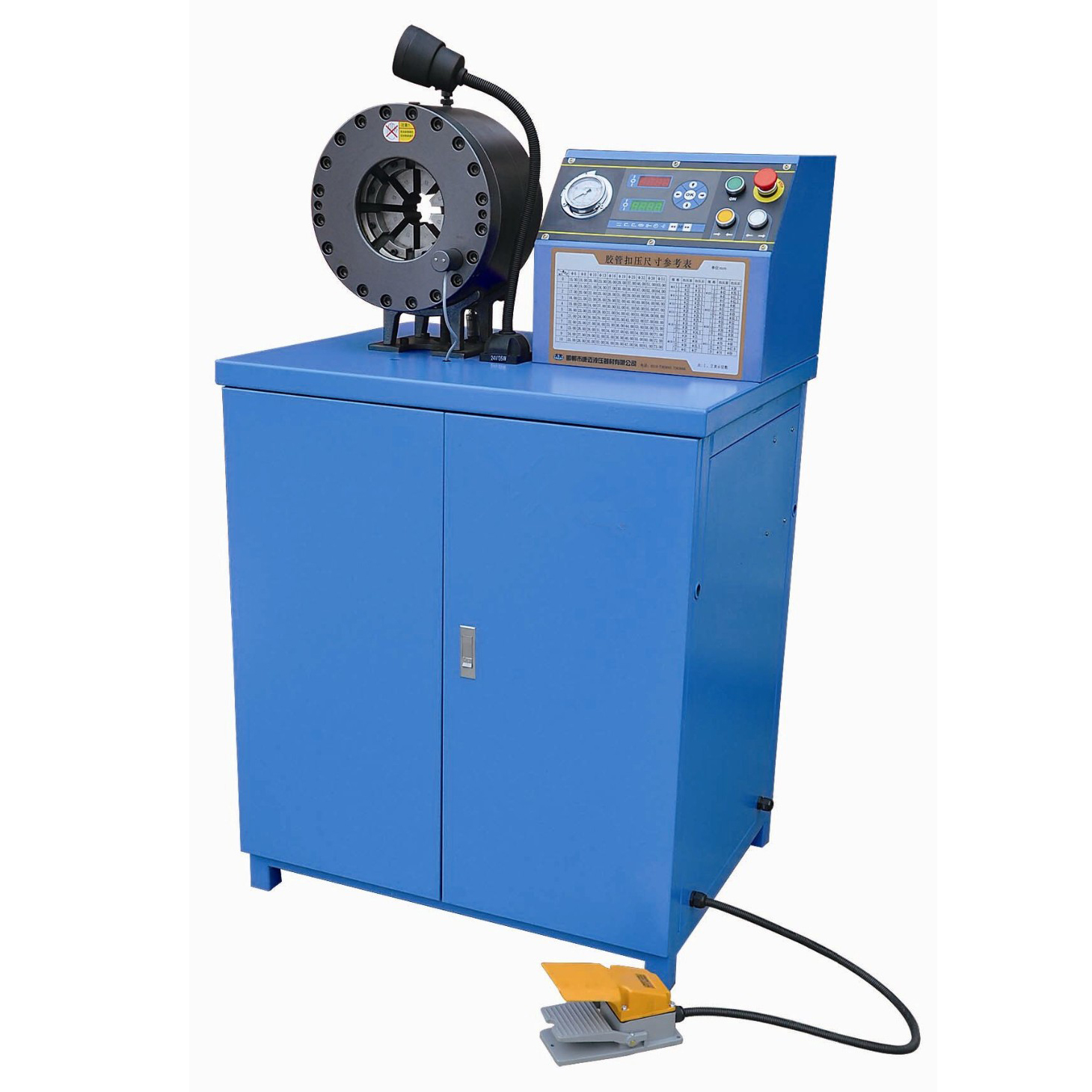 hydraulic hose crimping machine standard with 10 sets Dies