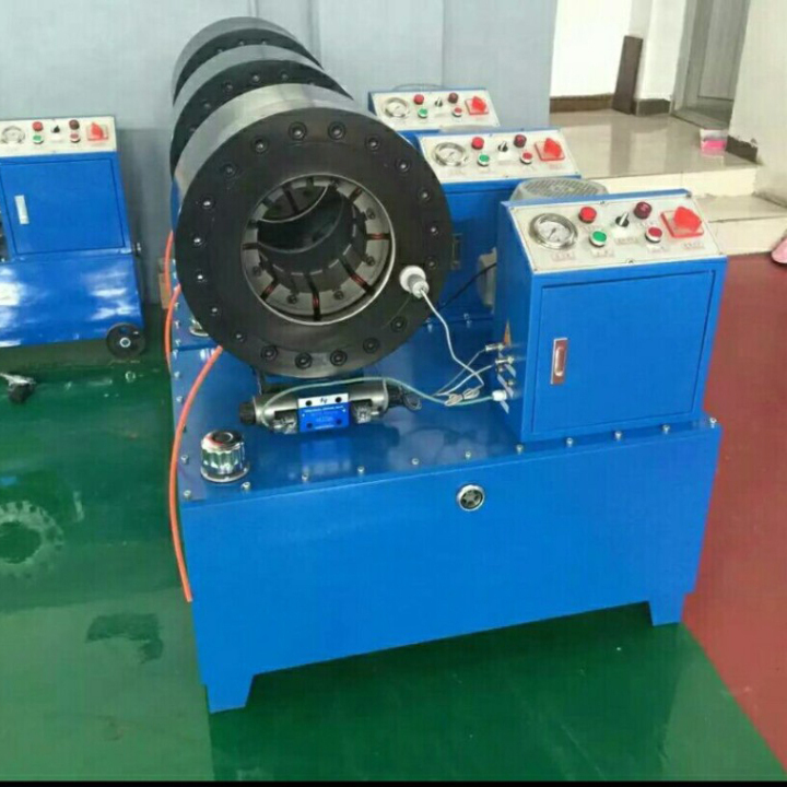 4inch used hydraulic hose crimping machine with 14 sets of dies for free
