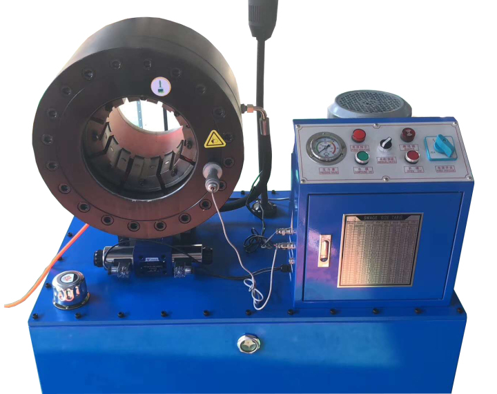 4inch used hydraulic hose crimping machine with 14 sets of dies for free