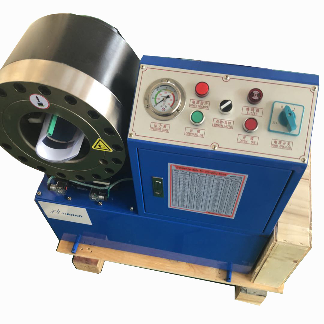ISO certification Excellent quality hydraulic hose crimping machine 1/4
