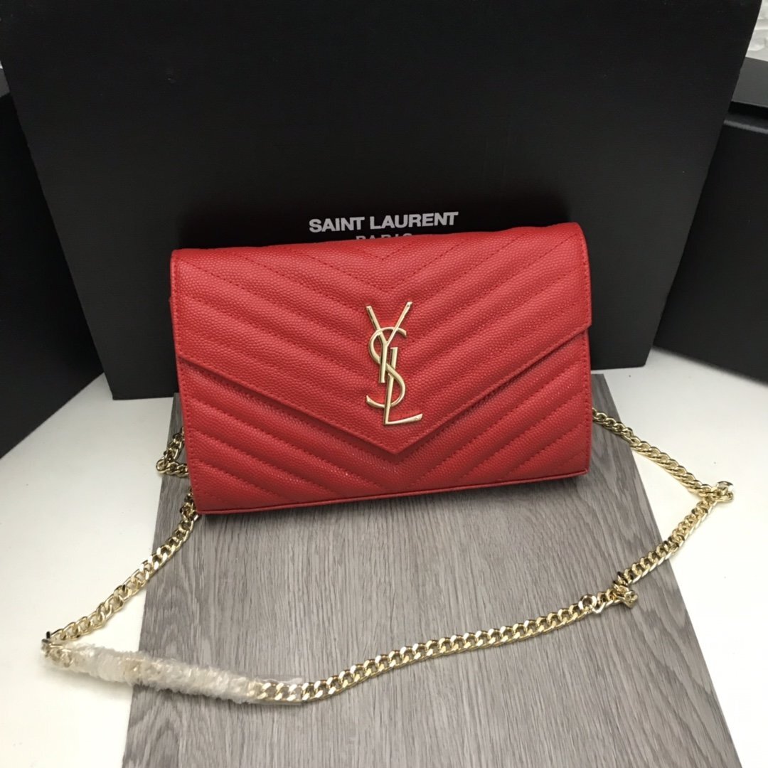 ysl caviar leather bag