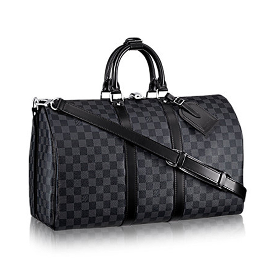 THE BEST QUALITY DUPES REPLICA Louis Vuitton N41418 Keepall Bandouliere 45 Duffel Bag Damier ...