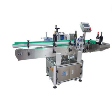 Semi-Labeling Paste Packaging Machine with factory price-Tianfuchenglai-70 Semi-Labeling Machine Pasting for PE/PP/PVC bottle bag-Tianfuchenglai