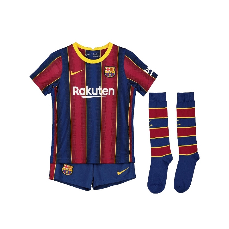 2020-2021 Barcelona Kids Short Sleeve Junior Mini Home ...