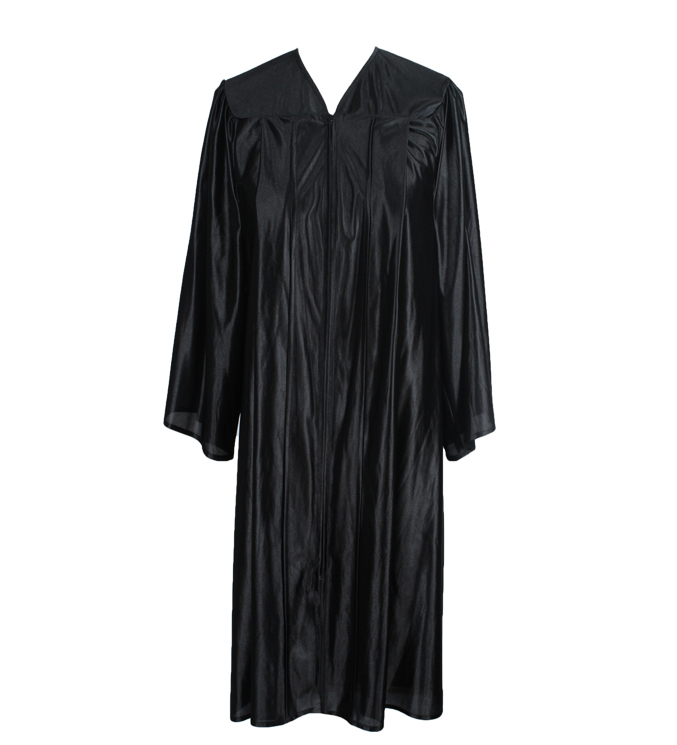 silk graduation gown