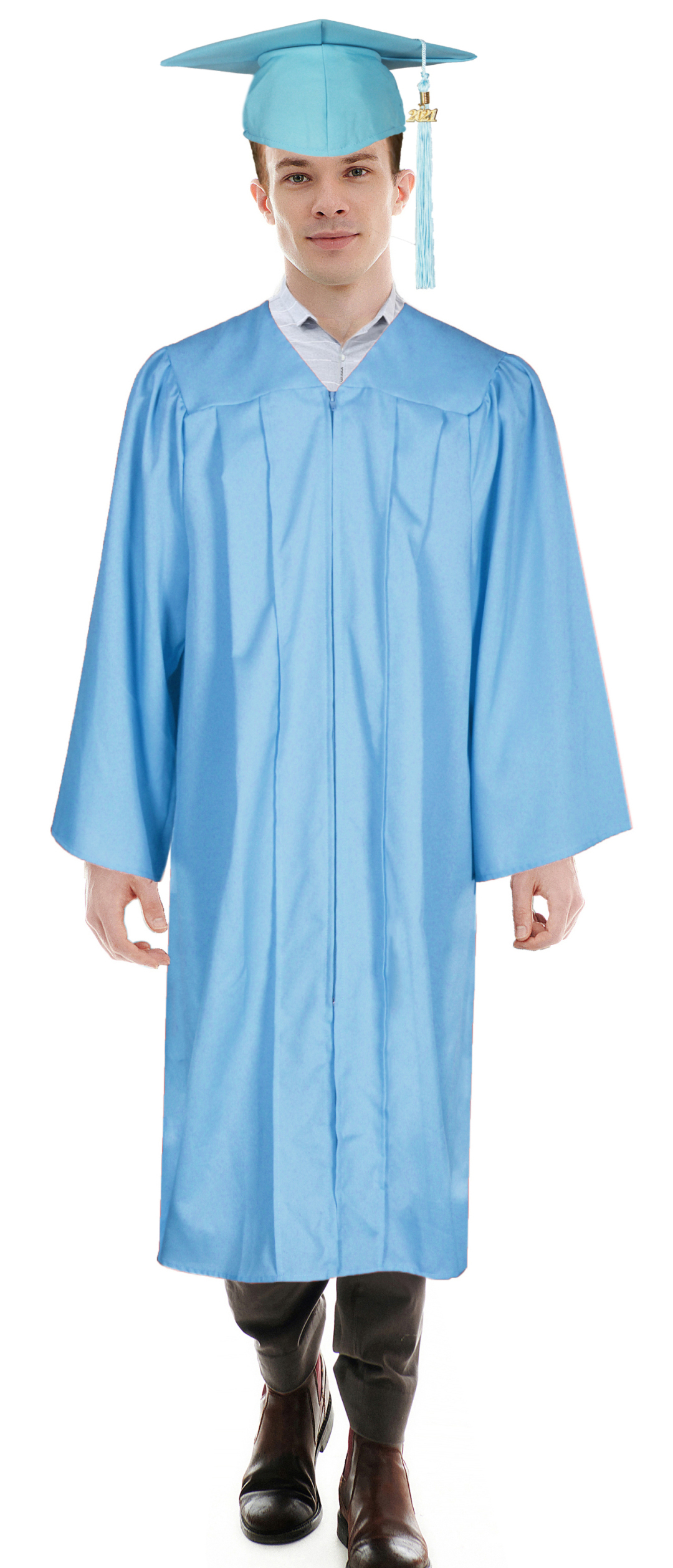 graduation gown and collar