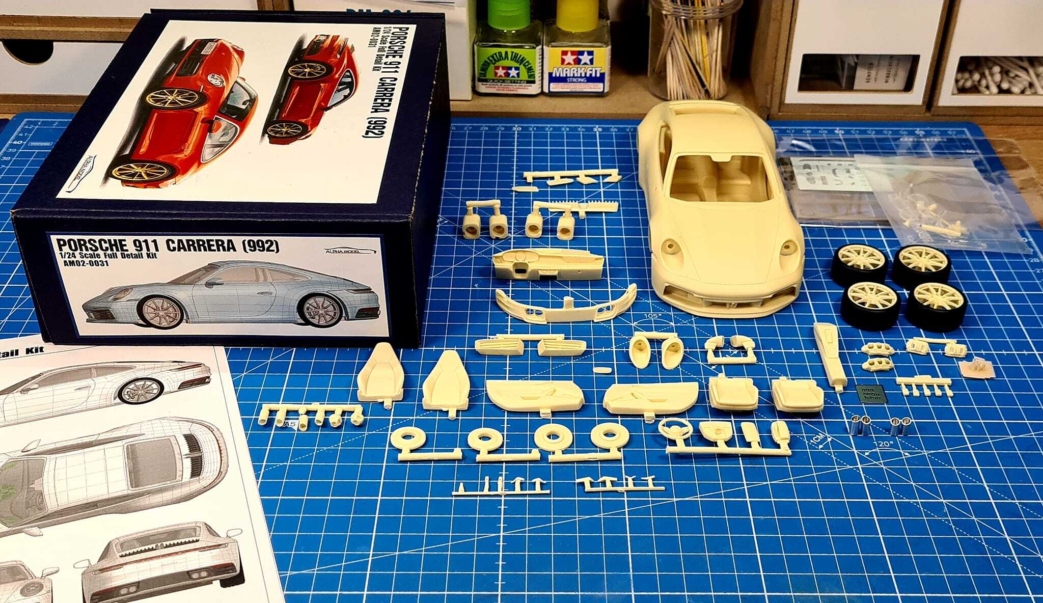 1/24 car model kits Honda Civic Type-R FD2-Alpha Model