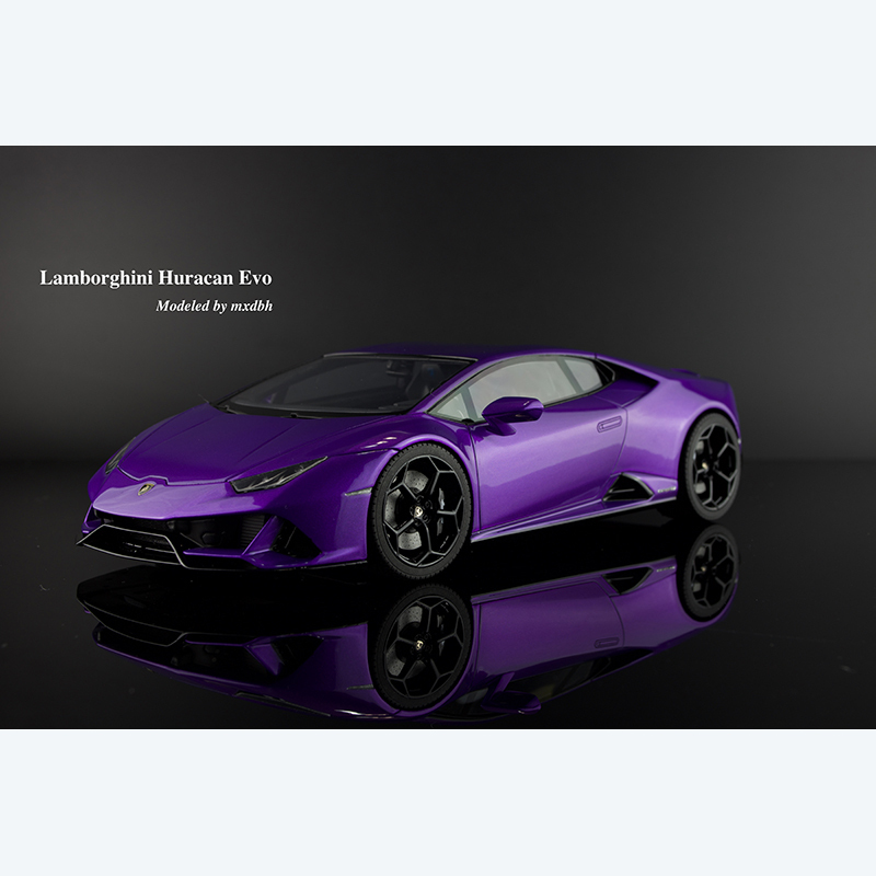 1/24 Lamborghini Huracan Evo finish model