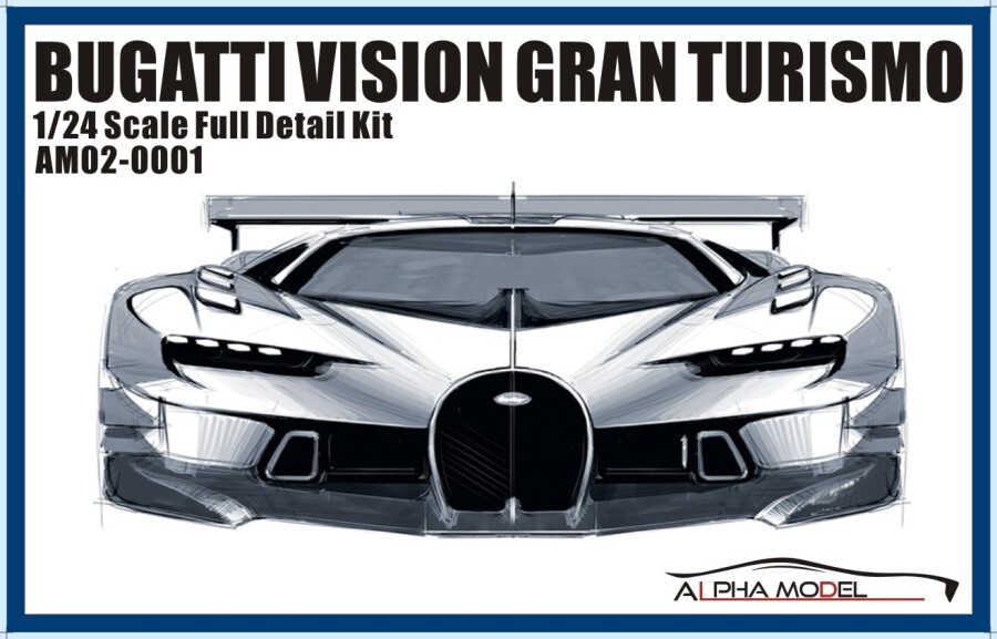 1/24 Bugatti VGT AM02-0001 finish building model pictures（9）