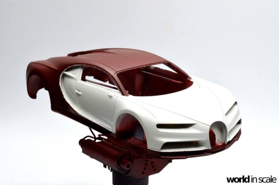 1/24 Bugatti Chiron AM02-0002 all painted car body pictures（6）