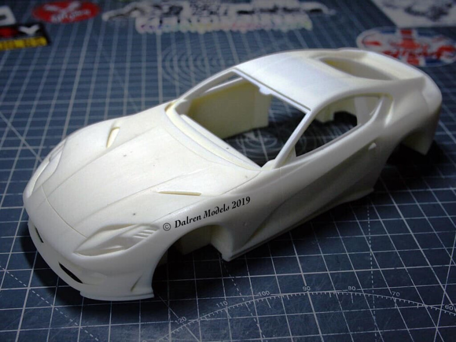 1/24 Ferrari 812 Superfast all resin kits pictures by Dalren Models（2）