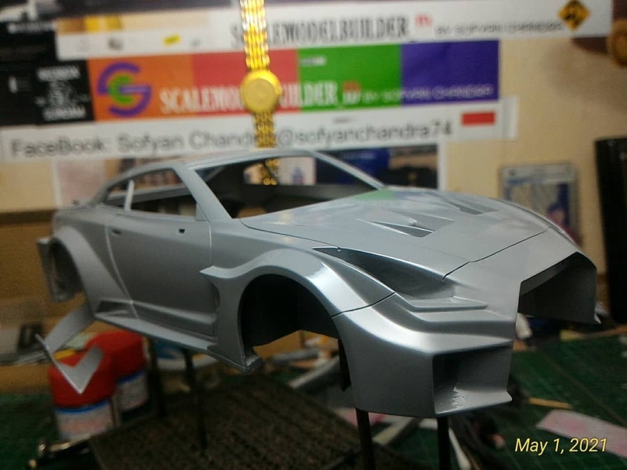 1/24 LB GTR all painted car body pictures（1）