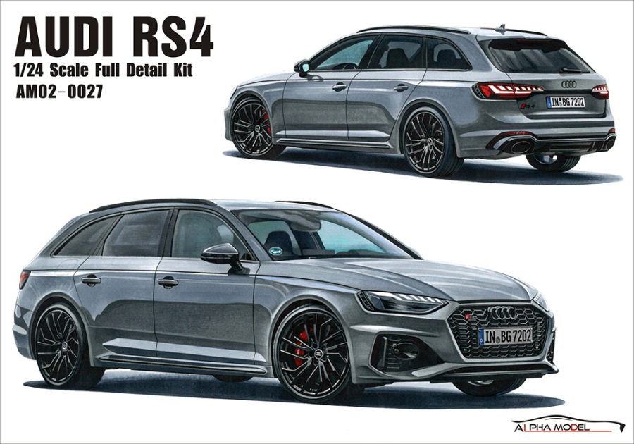 Preorder 1/24 Audi RS4 AM02-0027 package pictures