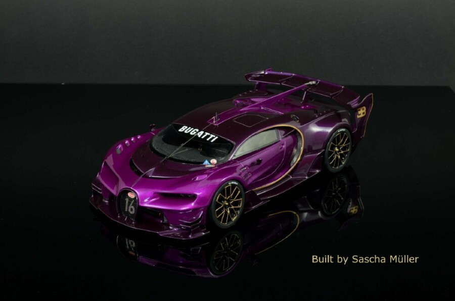 1/24 Bugatti VGT building by Sascha Muller finish building model  pictures（3）