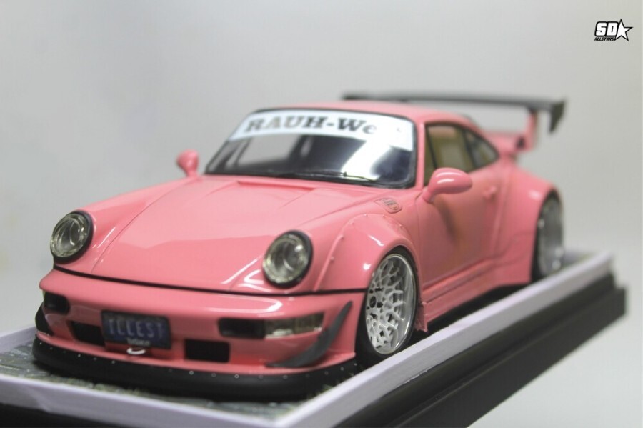 1/24 RWB Porsche 964 building finish building model pictures by Edward Chin （1）
