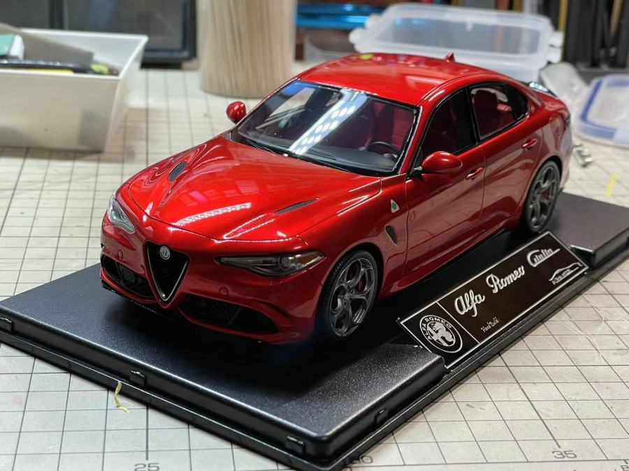 1/24 Alfa Romeo Giulia Quadrifoglio finish building model pictures