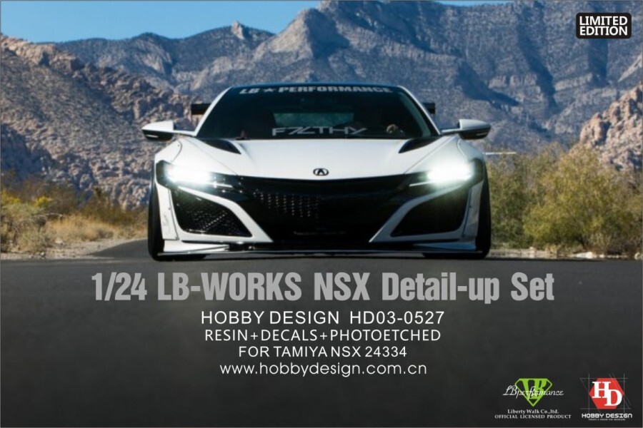 1/24 LB-Works Honda NSX Wide Body Kit For Tamiya NSX 24334