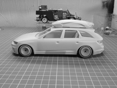 1/24 Audi RS4 build by Balazs  Modelworks（3）