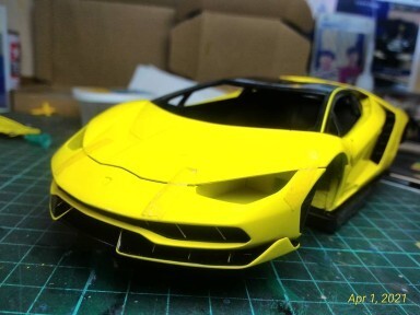 1/24 Lamborghini Centenario AM02-0011 build by Sofyan Chandra
