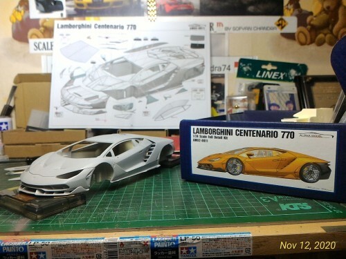 1/24 Lamborghini Centenario AM02-0011 build by Sofyan Chandra