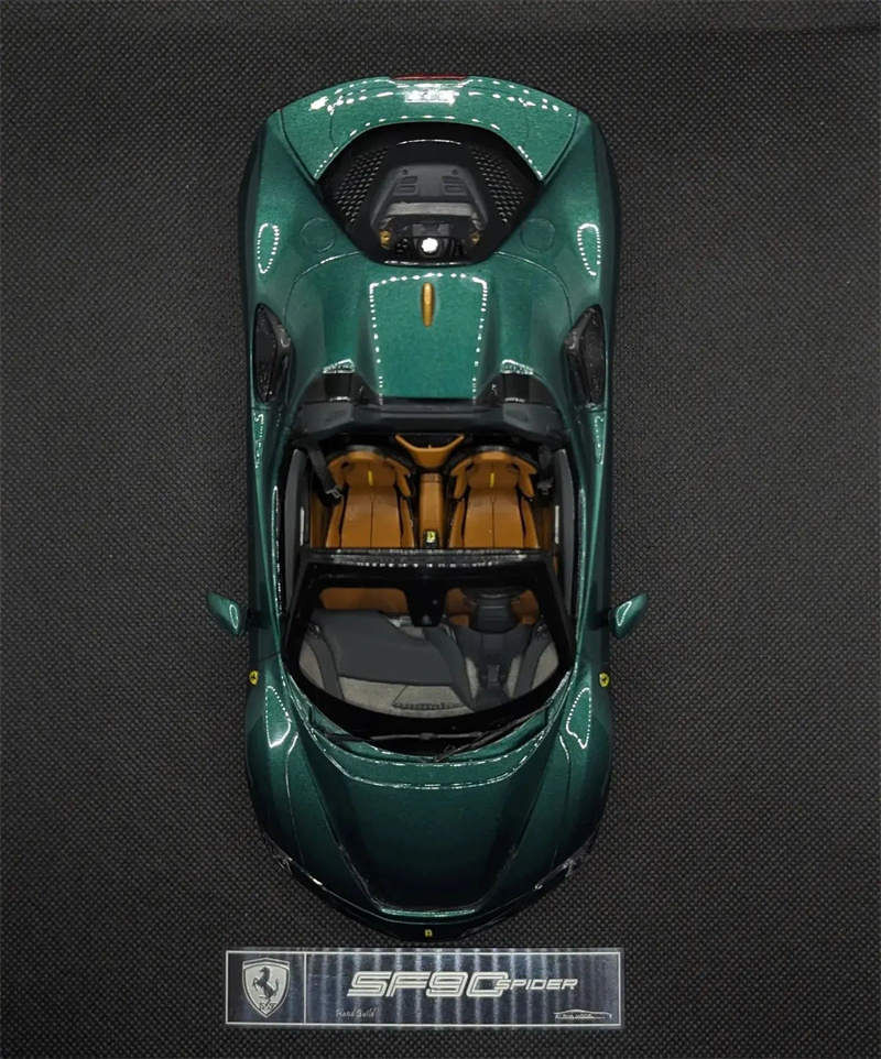 1/24 scale model car kit Ferrari SF90 Spider AM02-0044 build by ScaleModel_Chris