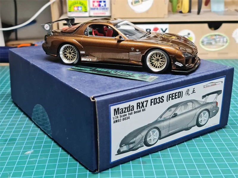 1/24 scale model car kit Mazda RX7 FD (FEED)魔王 AM02-0034