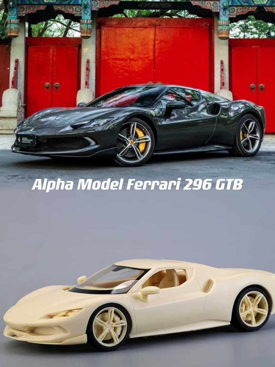 1/24 Scale Model Car Kit Ferrari 296 GTB AM02-0049