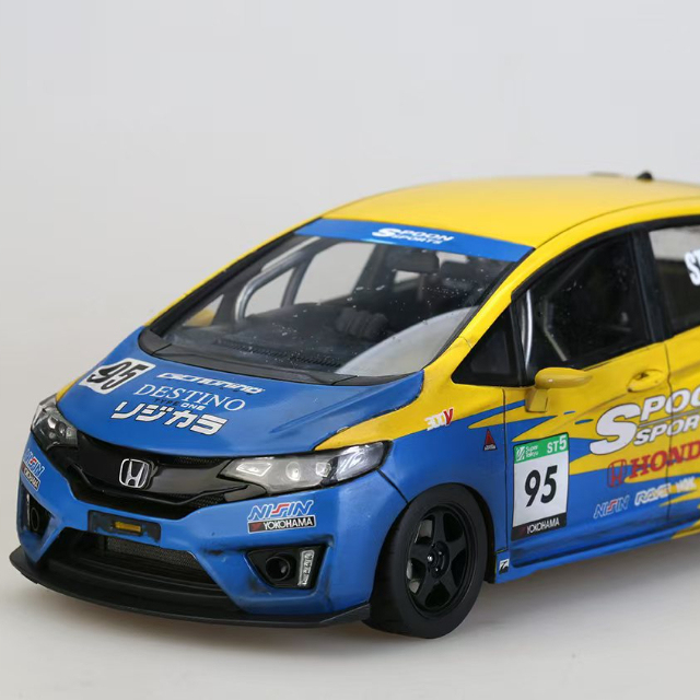 1/24 Scale Model Car Kit AM02-0075 HONDA GK5 FIT SPOON built by breakwong   -Alpha (1/24)