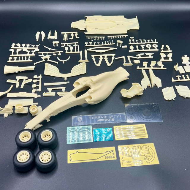 TAMIYA SF71H 1/20スケールモデルキット DTM 1/20 Ferrari SF71H Build