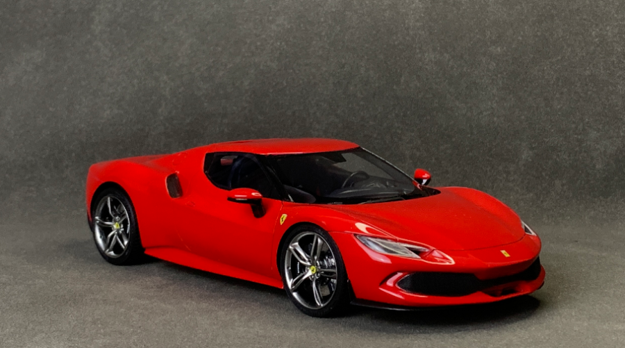 Ferrari 296GTB - Alpha Model AM02-0049 1/24 Scale Model Build Guide