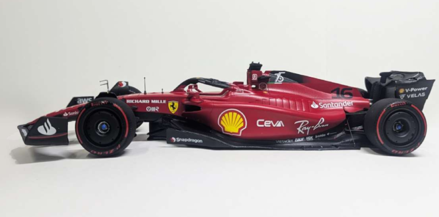 Ferrari F1-75-2022_LECRERC - Alpha Model AM03-0009 1/20 Scale Final Assembly & Finished Model Build Guide