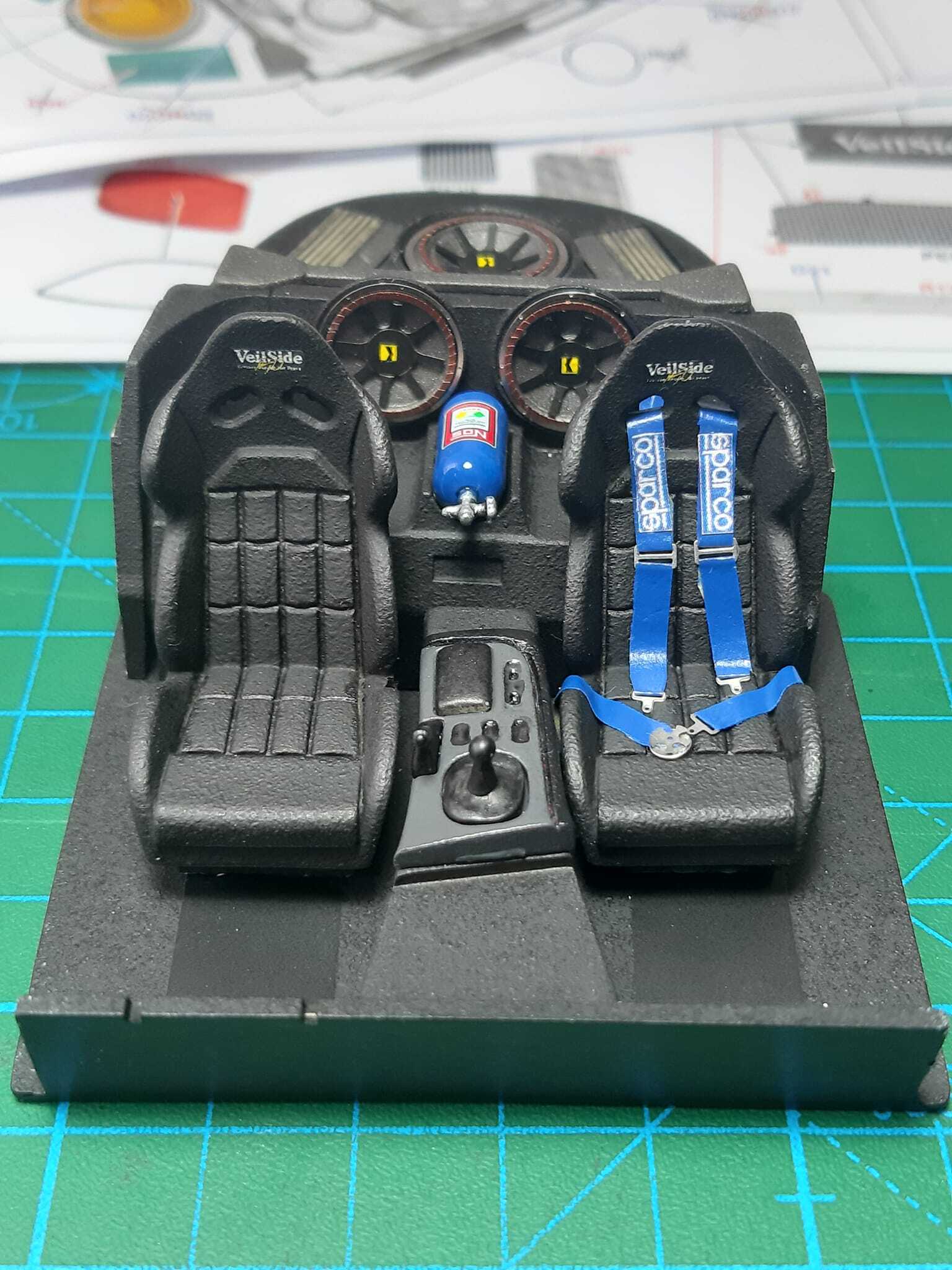 1/24 Mazda RX7 FD VEILSIDE built by Alpha Model Model master