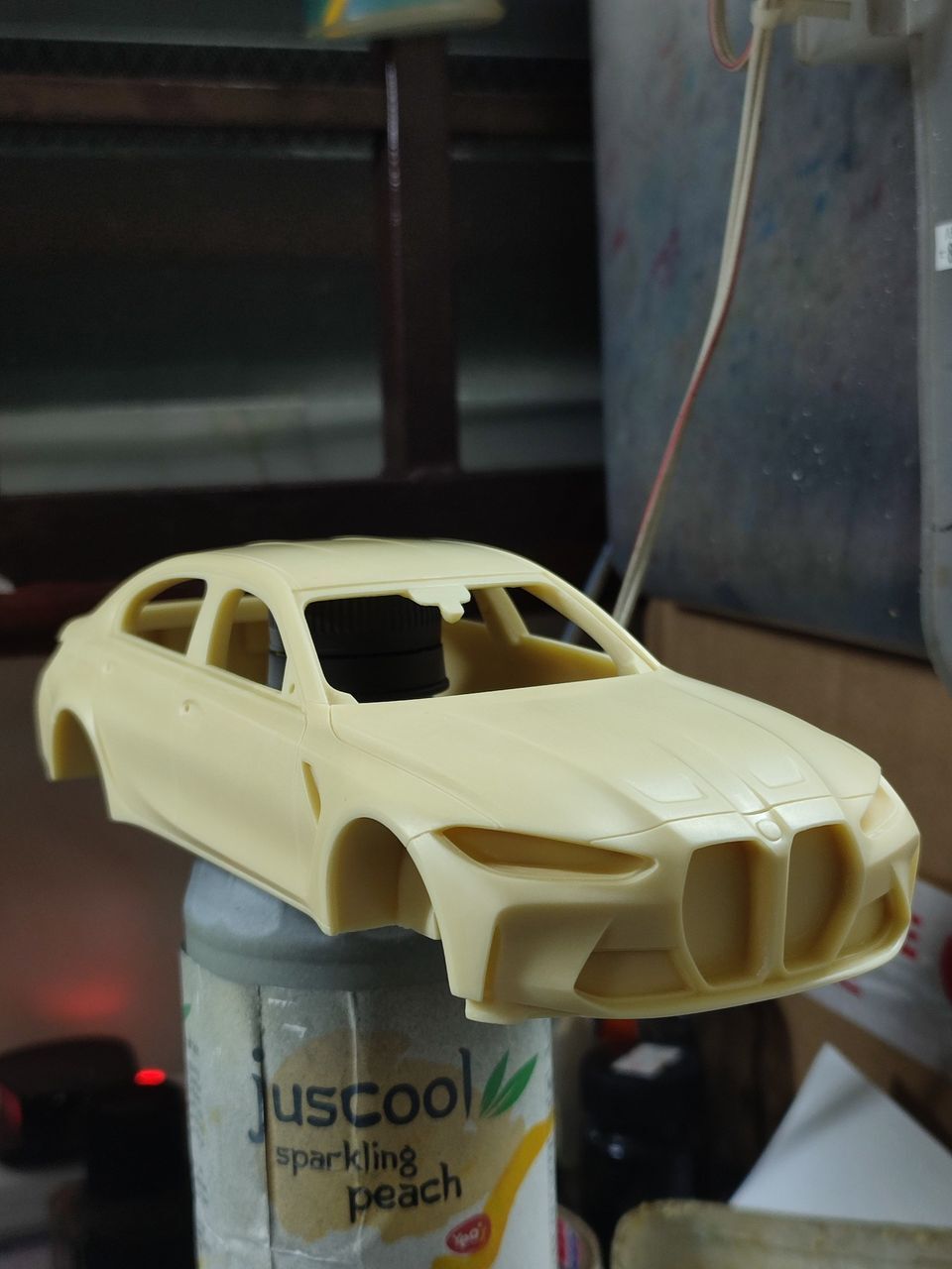 1/24 Scale Model Car Kit BMW M3 building by Edward Chin