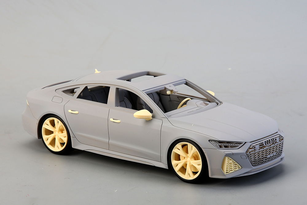 1/24 Scale Model Car Kit AUDI RS7 Building by Alpha Model Model master.