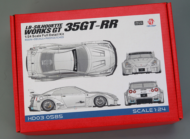 1/24 Scale Model Car Kit LB-Silhouette Works GT 35GT-RR Trans-Kit 
