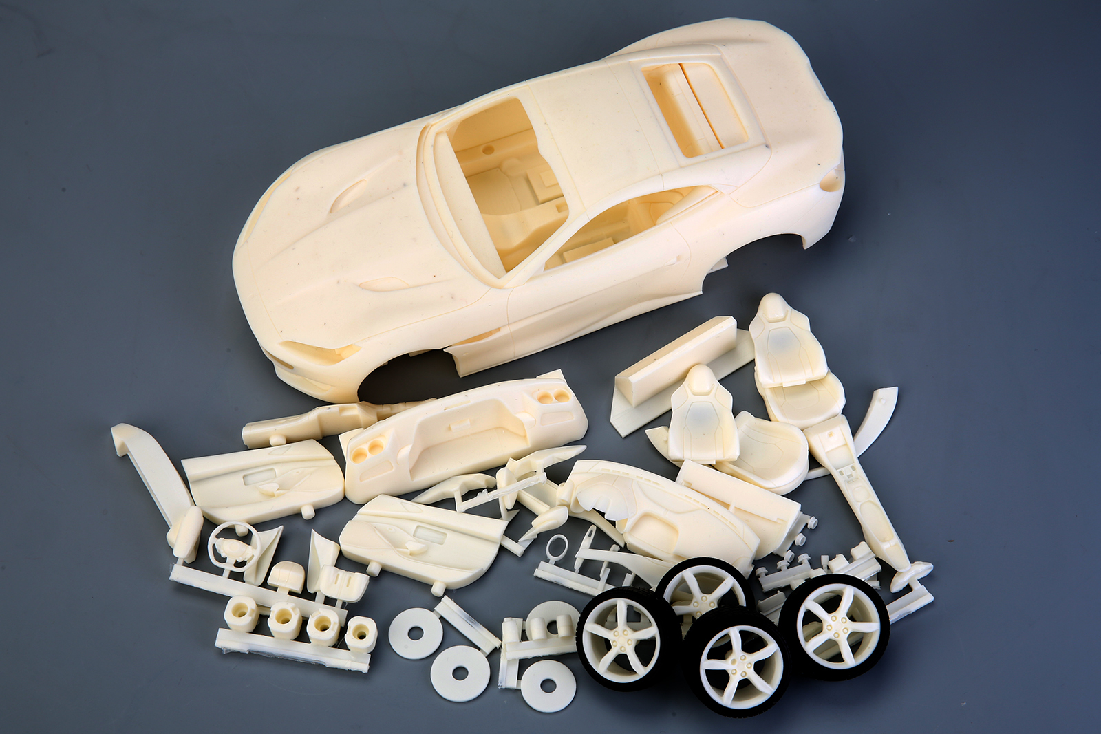 1/24 Ferrari Portofino alpha model，1/24 scale model cars，resin car model kits，Aftermarket Model Parts，aftermarket resin model car parts