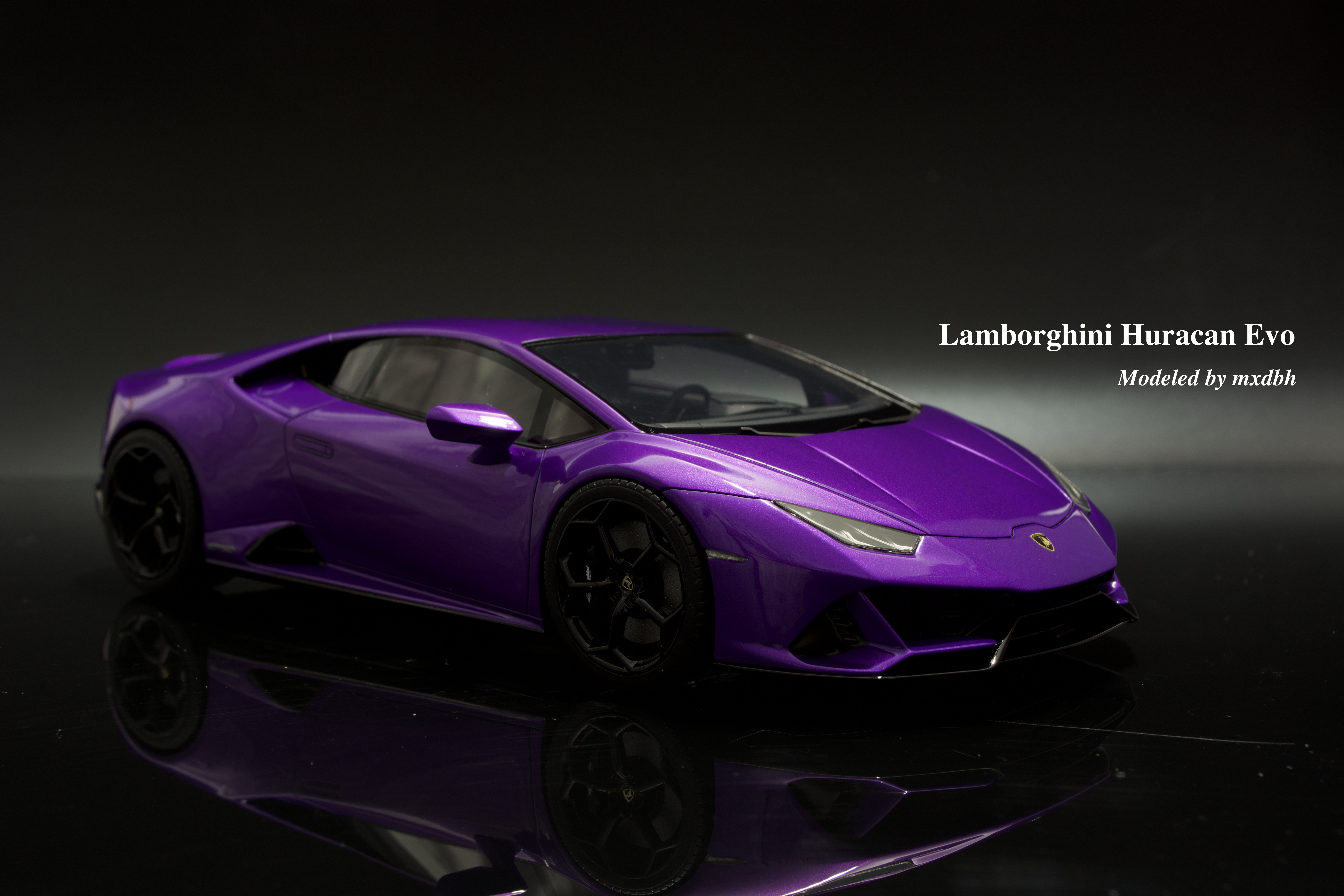 Lamborghini Huracan EVO-Alpha Model alpha model，1/24 scale model cars，resin car model kits，Aftermarket Model Parts，aftermarket resin model car parts