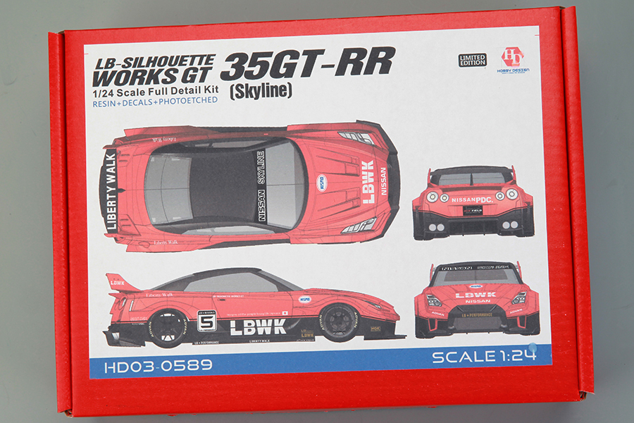1/24 Scale Model Car Kit LB-Silhouette Works GT 35GT-RR