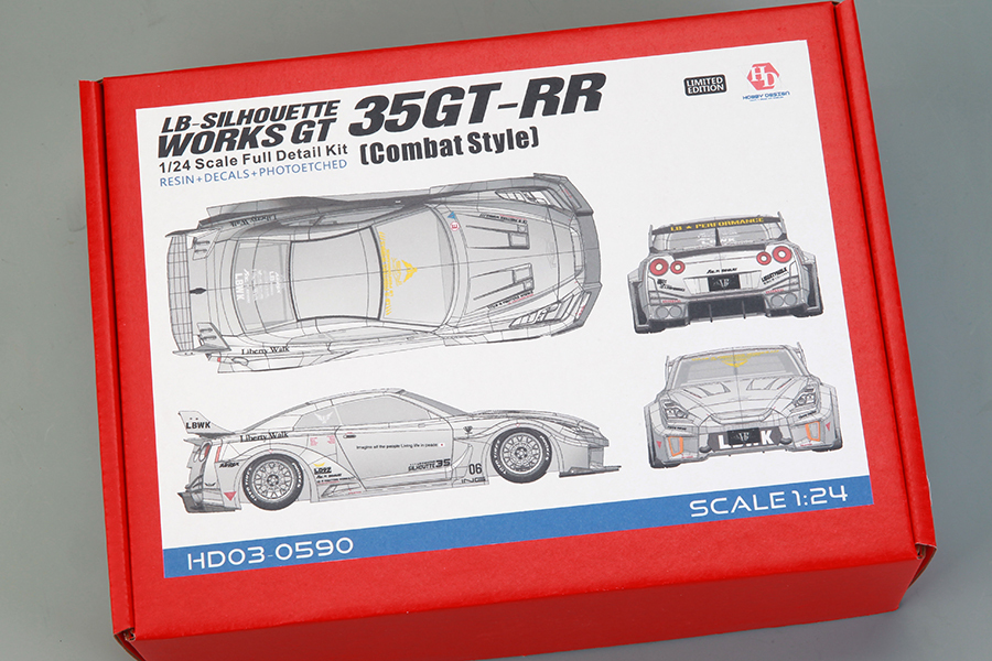 1/24 scale model car kit LB-Silhouette Works GT 35GT-RR (Combat Style) Full  Detail Kit （HD03-0590）