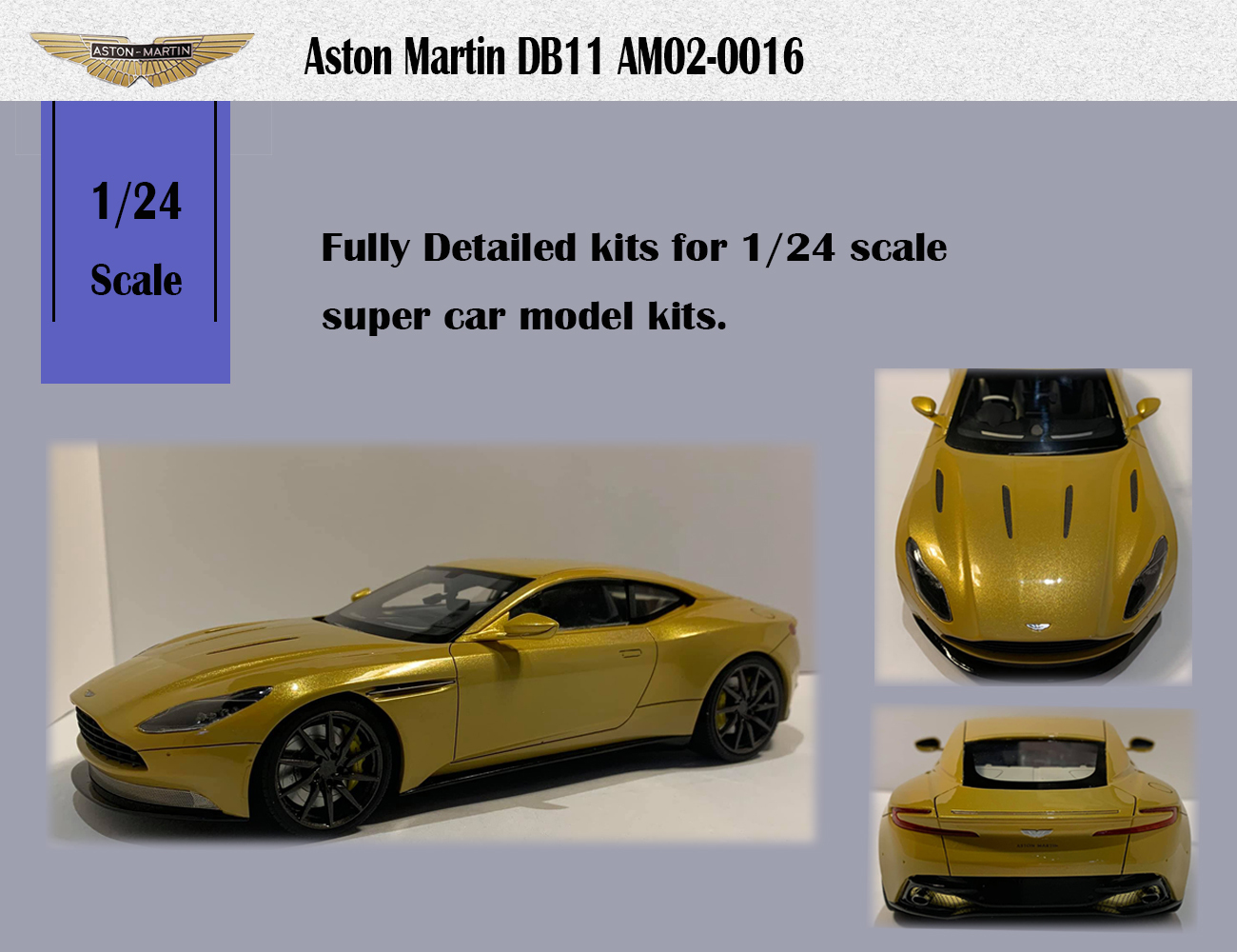 1/24 scale model car kits，1/24 model car kits，1/24 resin model car kits,124 scale,alpha model,resin car model kits,aston martin 