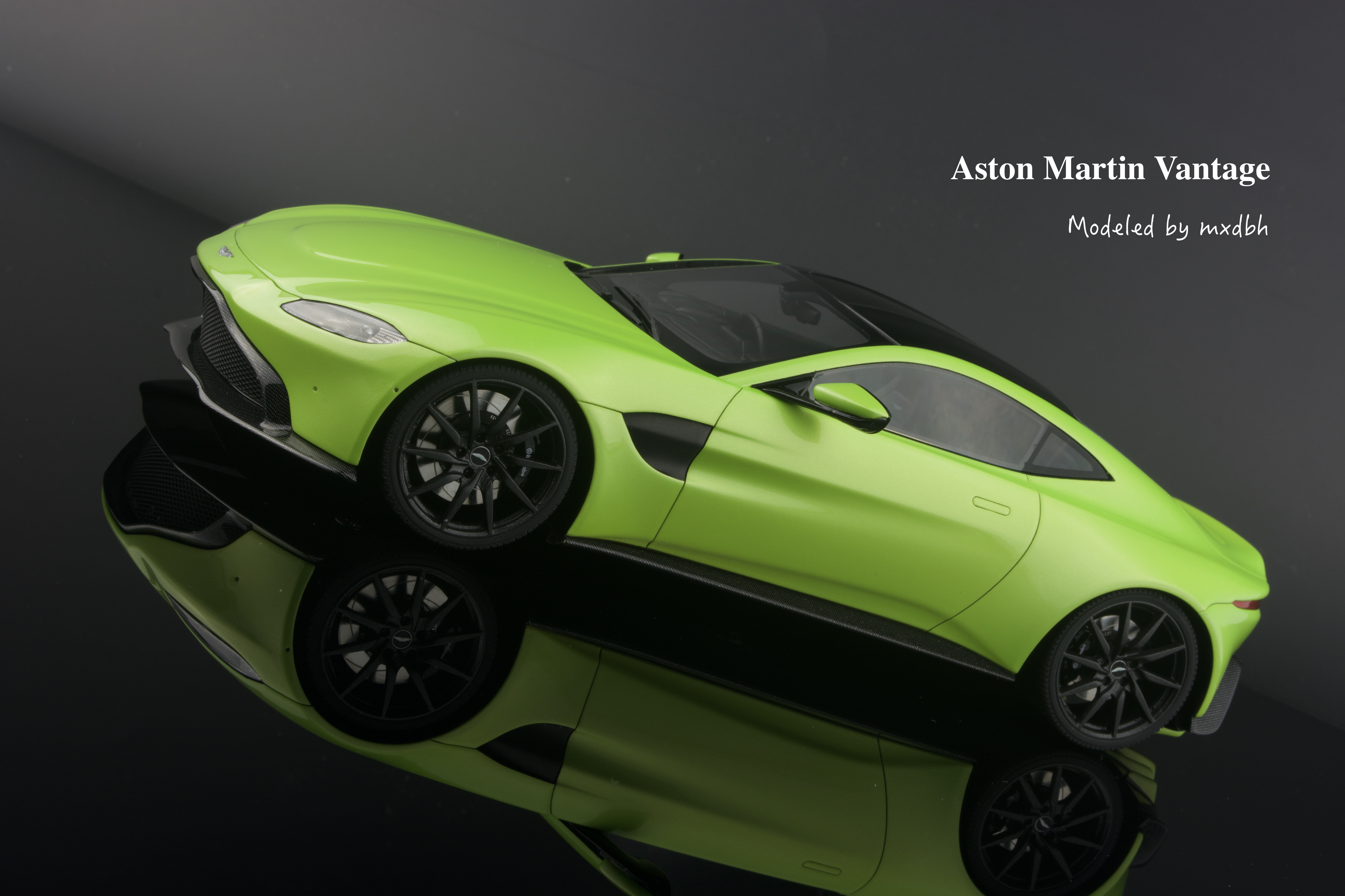 Aston Martin Vantage-Alpha Model  alpha model，1/24 scale model cars，resin car model kits，Aftermarket Model Parts，aftermarket resin model car parts