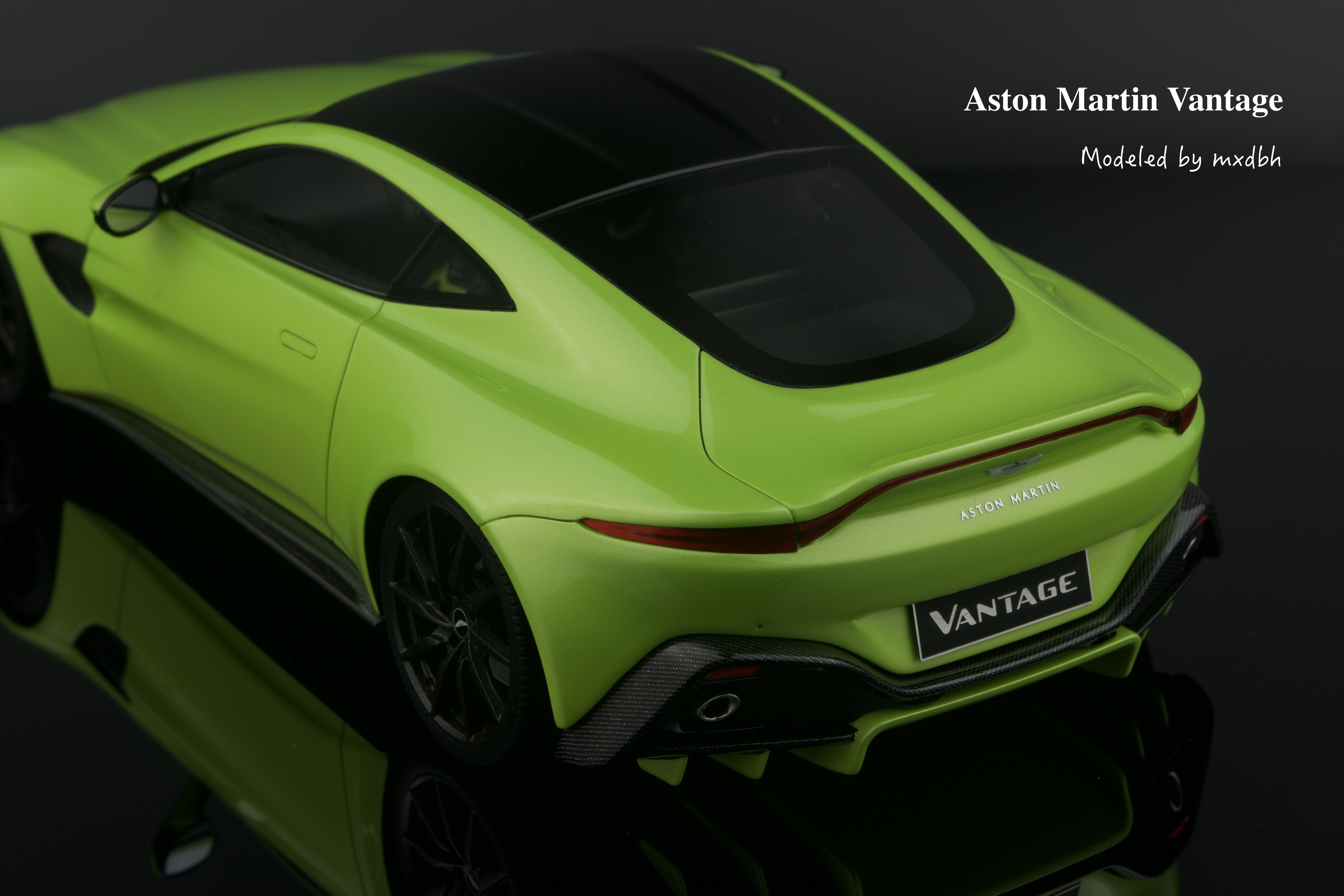 Aston Martin Vantage-Alpha Model  alpha model，1/24 scale model cars，resin car model kits，Aftermarket Model Parts，aftermarket resin model car parts