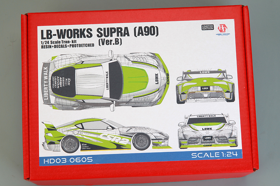 1/24 Scale Model Car Kit LB-Works Aventador 2.0 (Gulf) Full