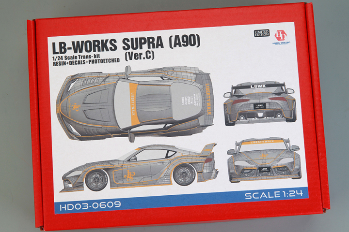 1/24 scale model car kit LB-Works Supra (A90)(Ver.C)  Trans-Kit(HD03-0609)-HobbyDesign