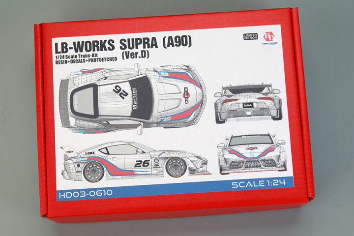 1/24 scale model car kit LB-Works Supra (A90)(Ver.D)  Trans-Kit（HD03-0610）——HobbyDesign