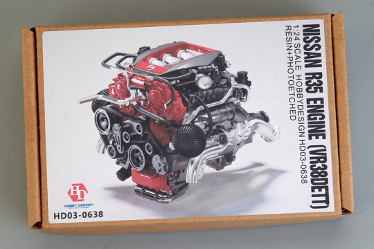 1/24 Honda B16B Engine Parts Detail Set (Resin+PE+Metal Logo+Metal
